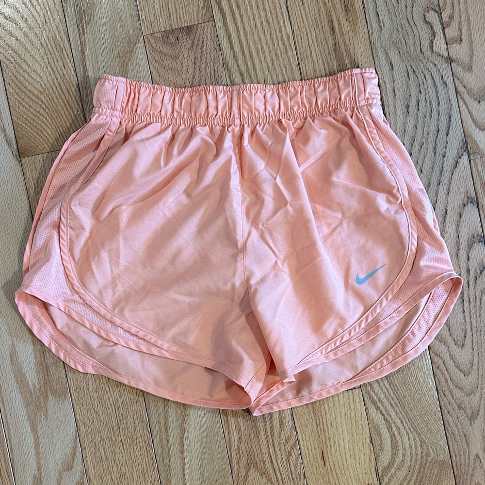 Nike Women's Tempo Peach Athletic Running Shorts